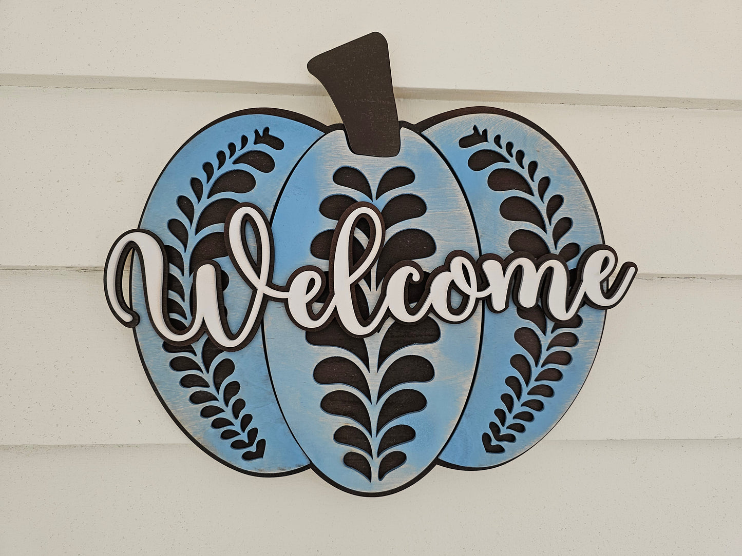 Fall Pumpkin Welcome Decor