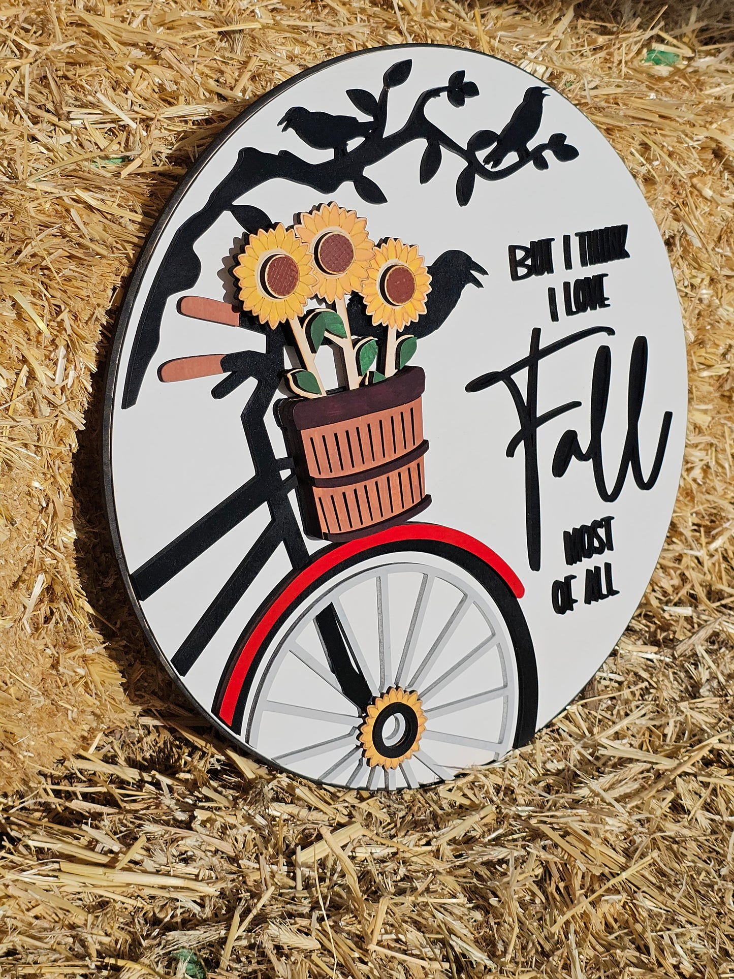 "I Love Fall Most of All" Wall Decor