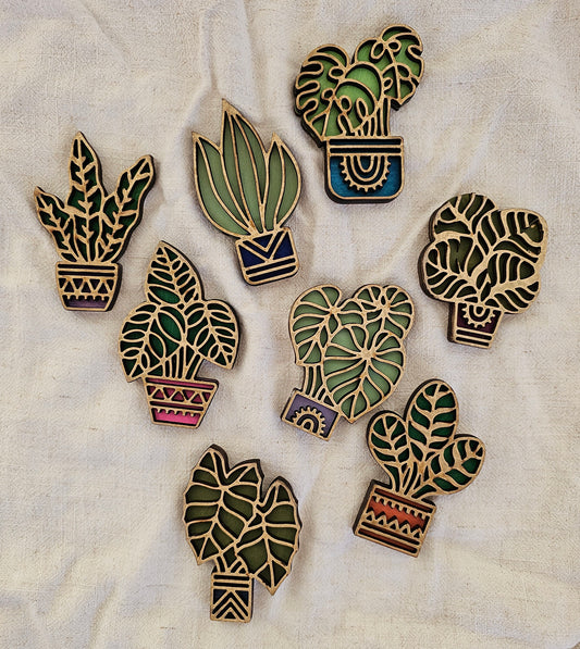 House Plant Magnets