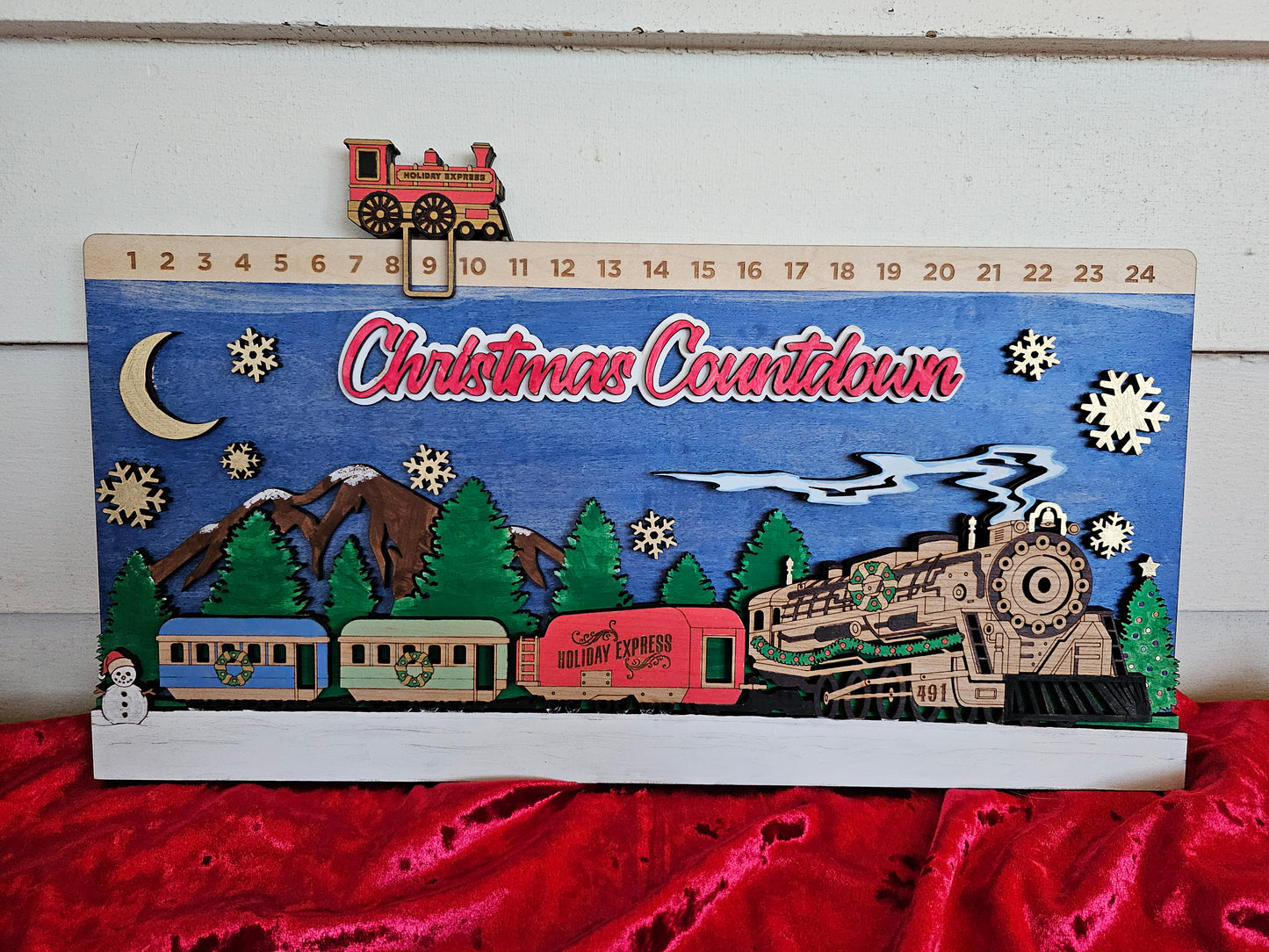 Christmas Express Train Countdown