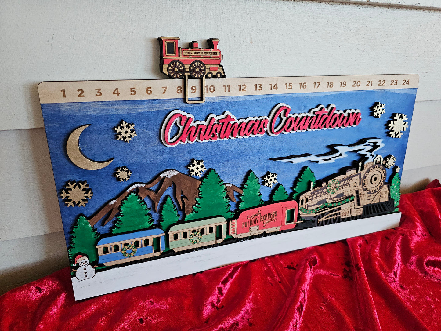 Christmas Express Train Countdown