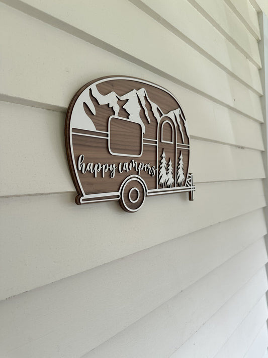 Happy Camper Wall Decor