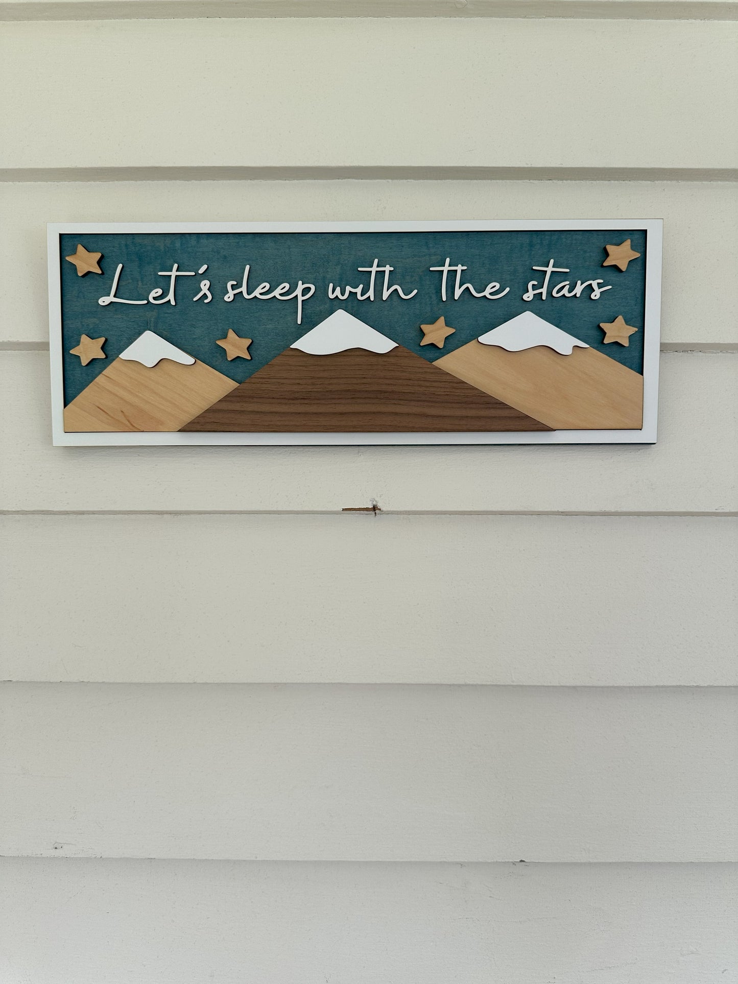 Let's Sleep Under the Stars Children's Wall Decor